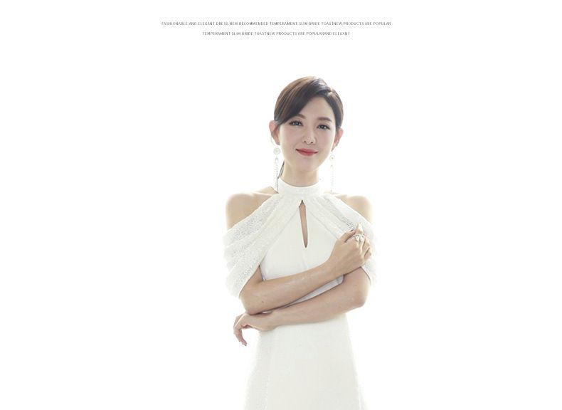 Evening Mermaid Shoulder Cold Gown