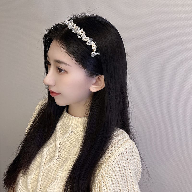 Crystal Faux Pearl Headband