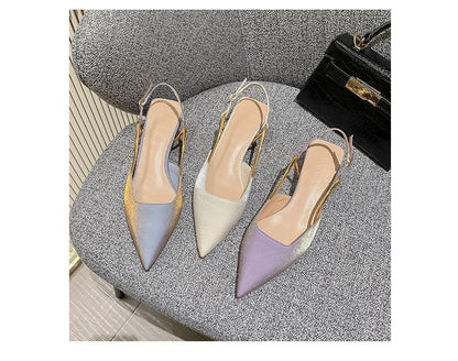 Slingback Pointed Pumps