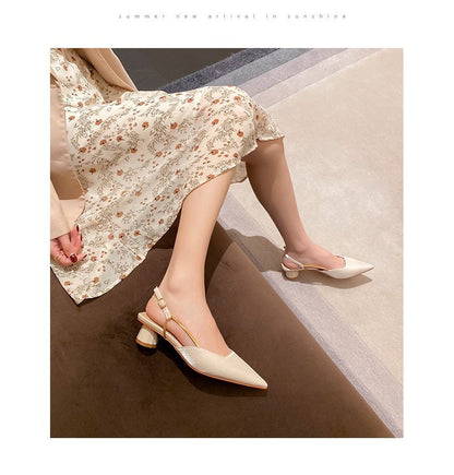 Slingback Pointed Pumps