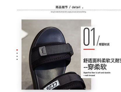 Sandals Adhesive Heel Wedge Platform Strap