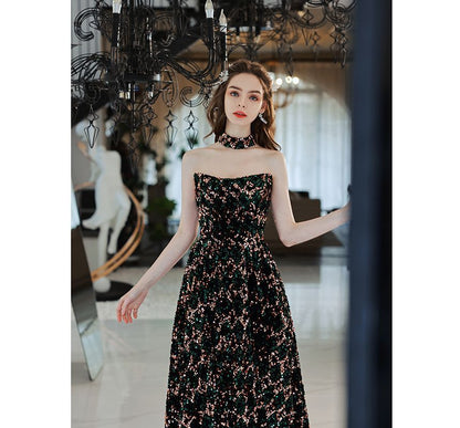 Evening Gown Strapless Sequin