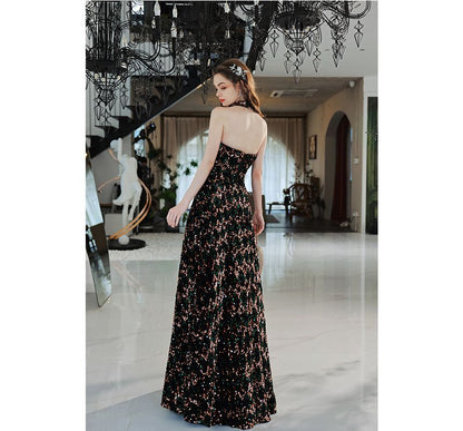 Evening Gown Strapless Sequin