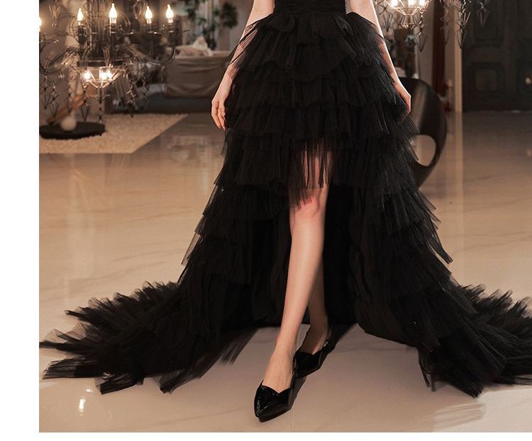 Evening Mesh Gown Sleeveless