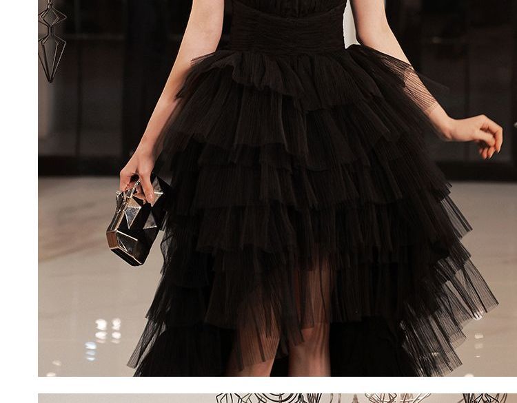 Evening Mesh Gown Sleeveless