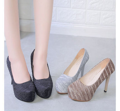 Stiletto Heel Platform Pumps