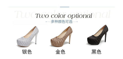 Stiletto Heel Platform Pumps