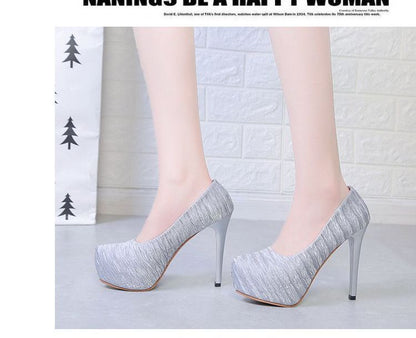 Stiletto Heel Platform Pumps