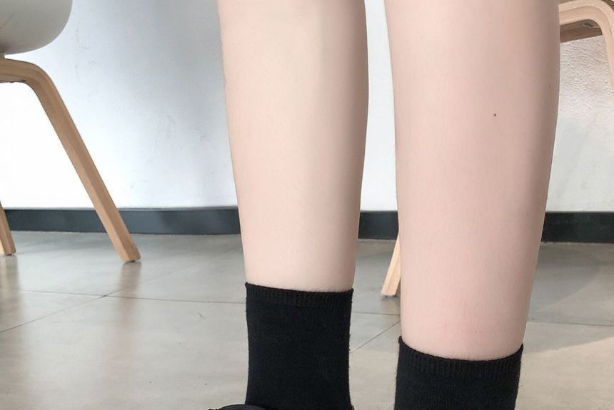 Lace-Up Platform Patent Shoes