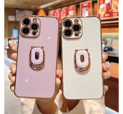 Plain Phone Case With Ring Holder