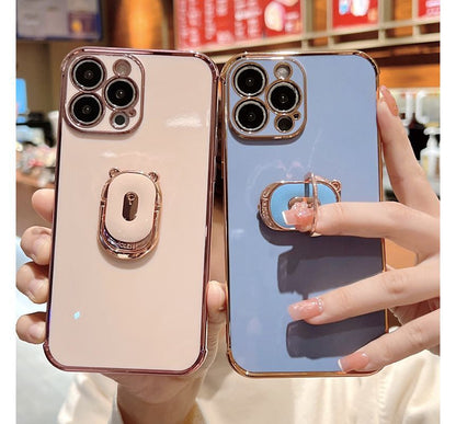 Plain Phone Case With Ring Holder