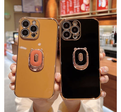 Plain Phone Case With Ring Holder