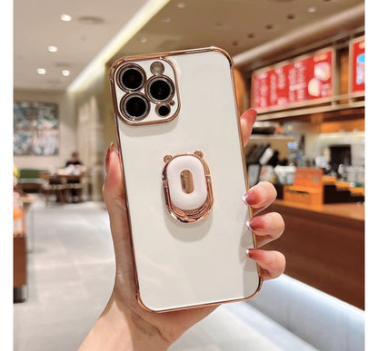 Plain Phone Case With Ring Holder