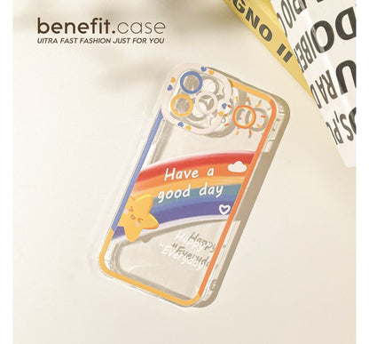 Rainbow Transparent Phone Case