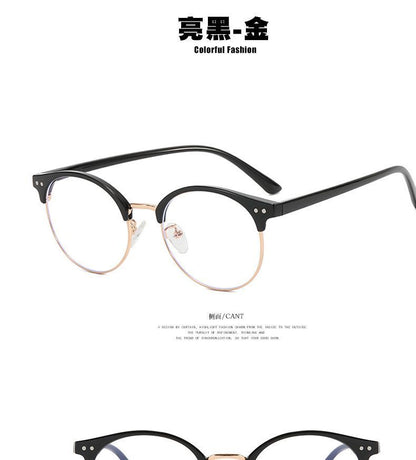 Round Blue Light Filtering Glasses