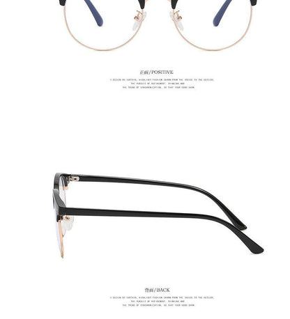 Round Blue Light Filtering Glasses