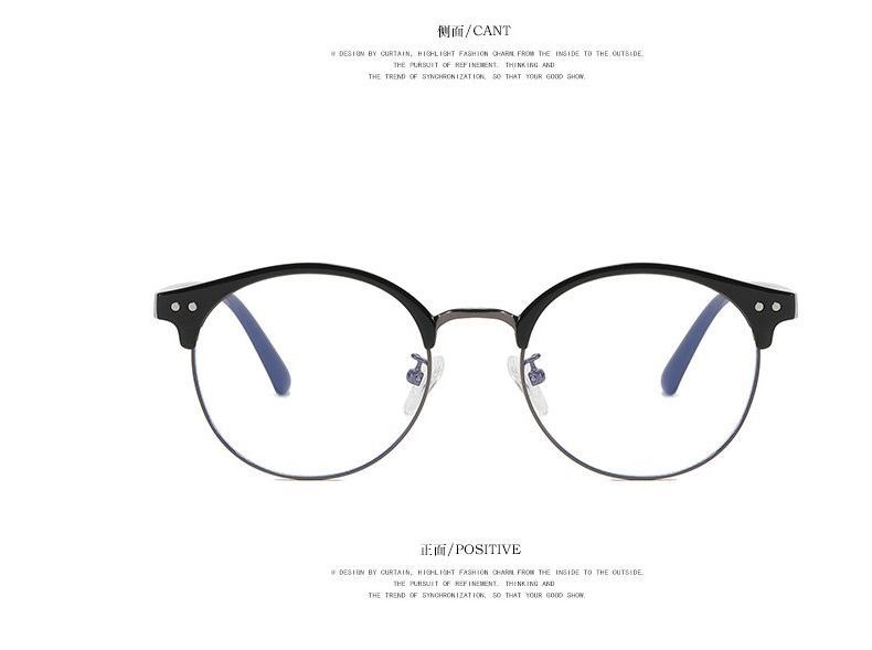 Round Blue Light Filtering Glasses