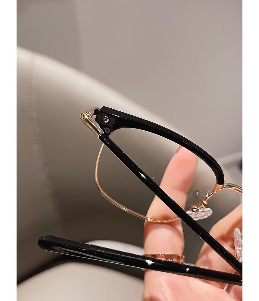 Half Frame Blue Light Blocking Eyeglasses