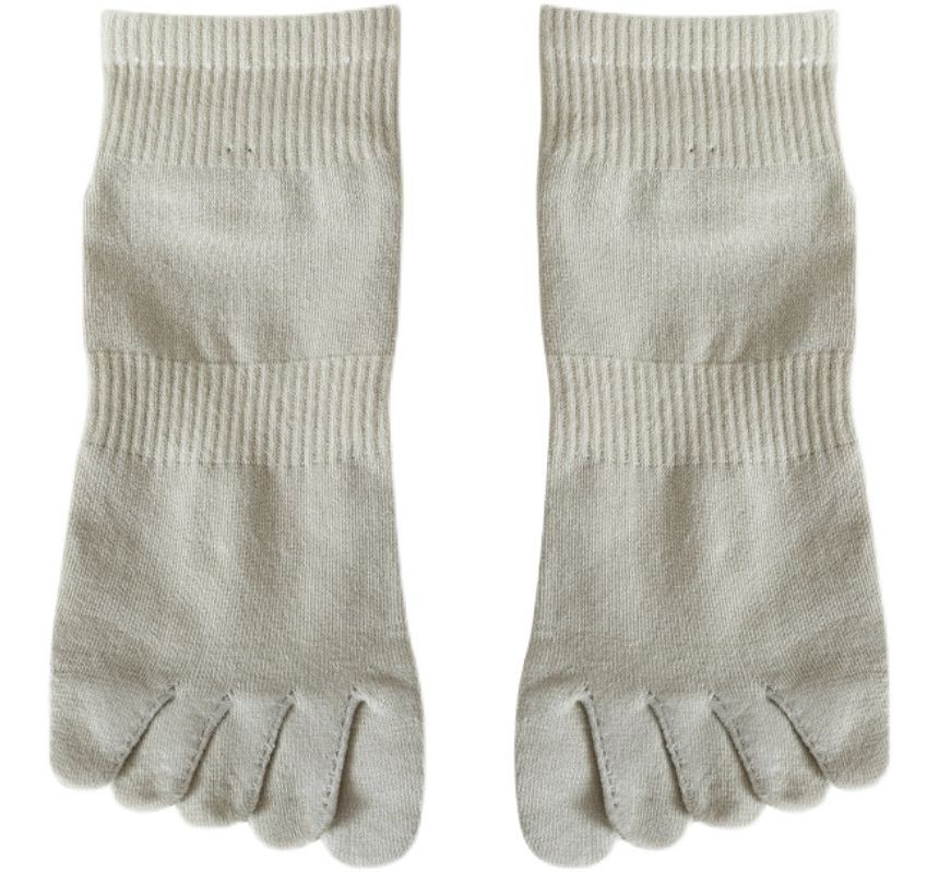 Set Of 3 Pairs: Toe Socks