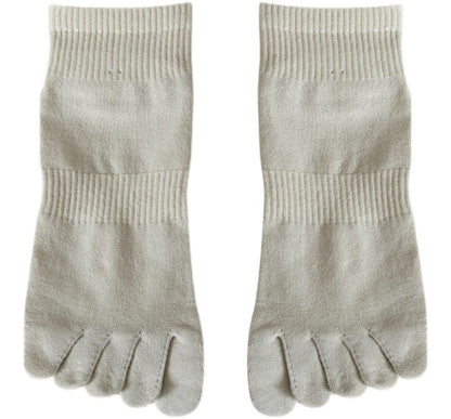 Set Of 3 Pairs: Toe Socks