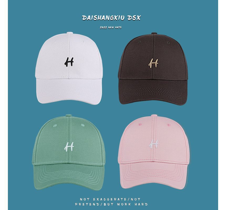 Lettering Embroidered  Hat