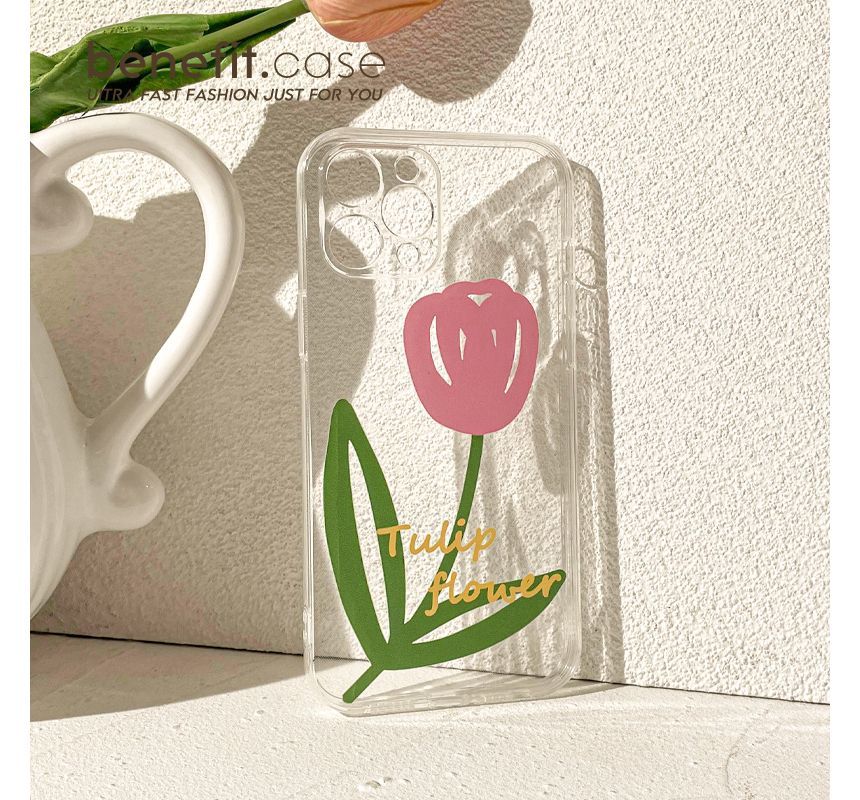 Tulip Transparent Phone Case