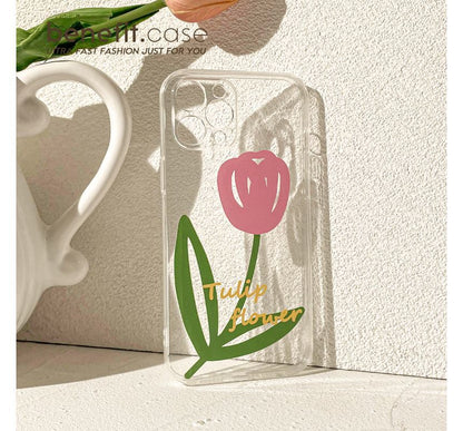 Tulip Transparent Phone Case
