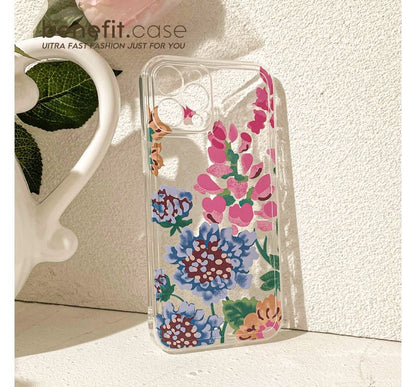 Flower Transparent Phone Case