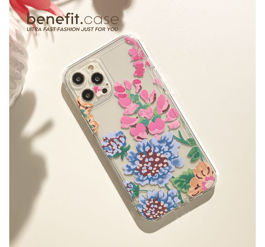 Flower Transparent Phone Case