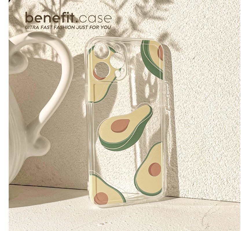 Avocado Transparent Phone Case