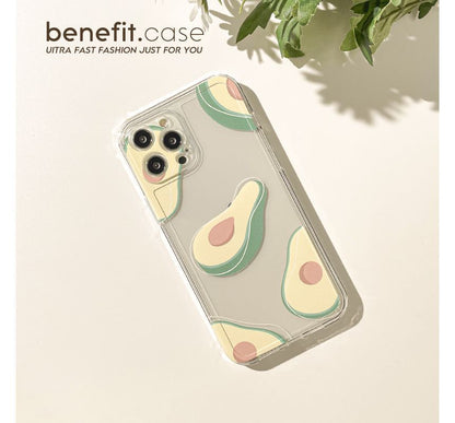 Avocado Transparent Phone Case