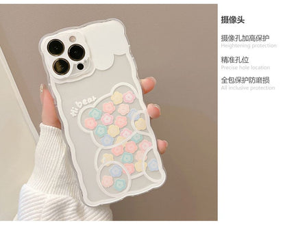 Bear Flower Phone Case