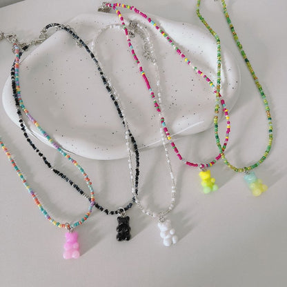 Bear Bead Necklace