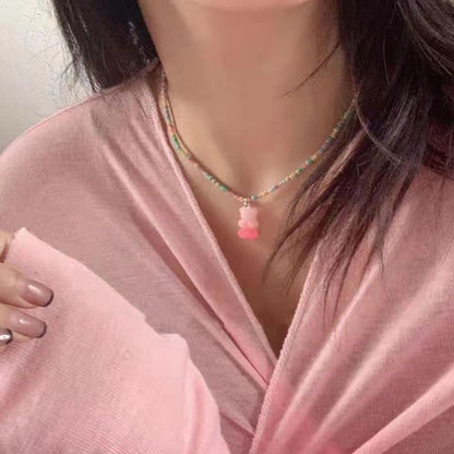 Bear Bead Necklace