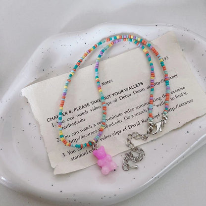 Bear Bead Necklace
