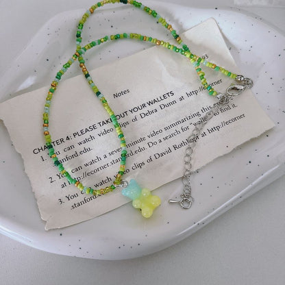 Bear Bead Necklace
