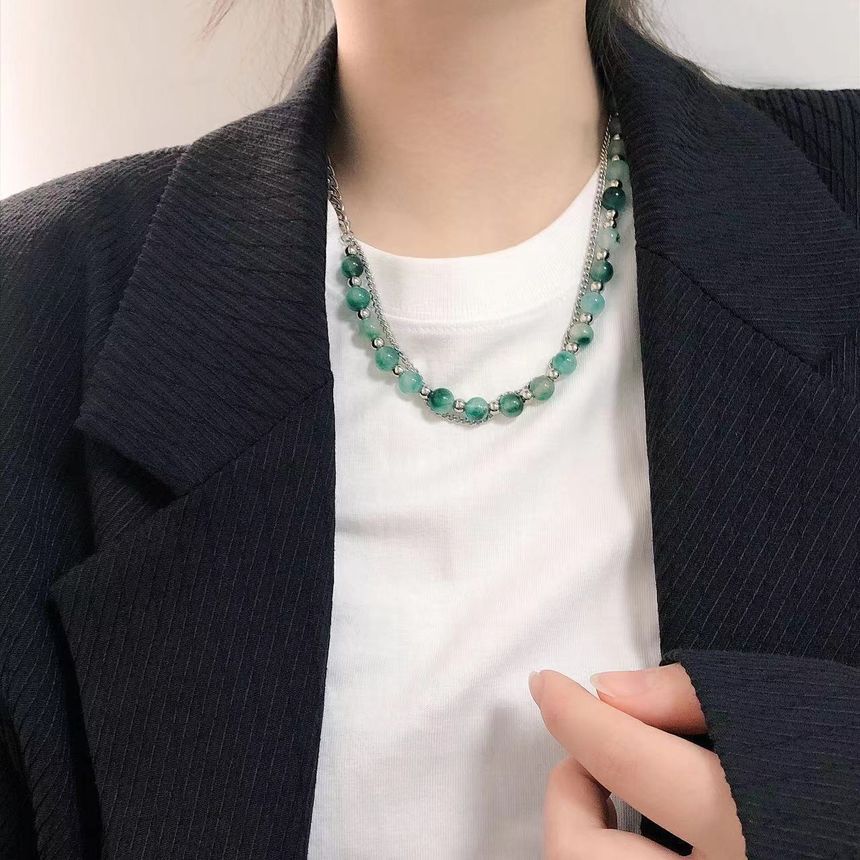 Beaded Chain Necklace