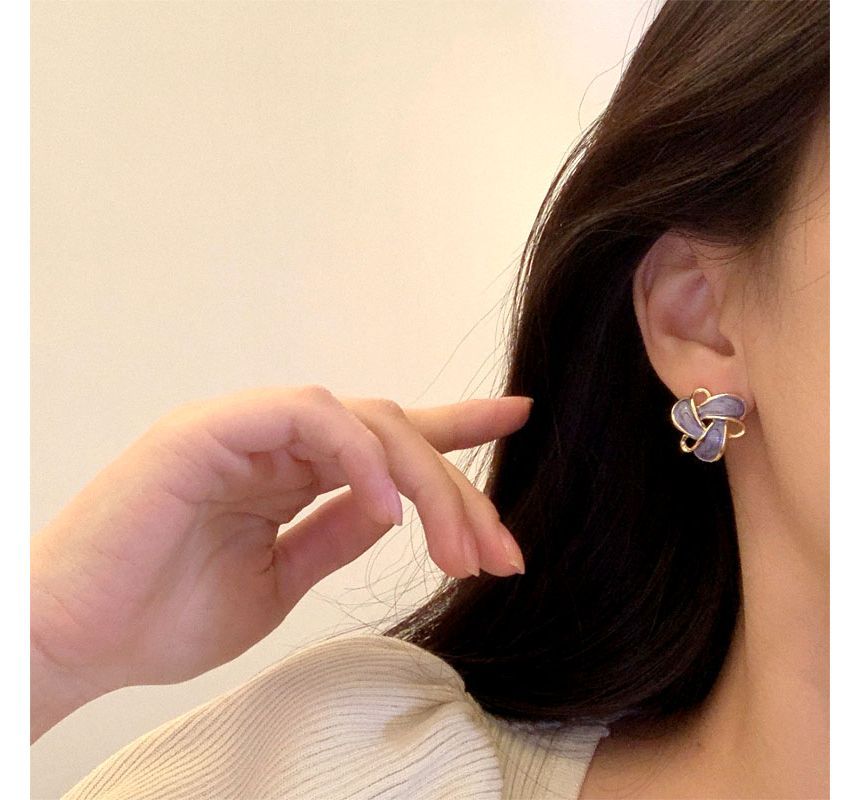 Triangle Ear Stud / Clip On Earring
