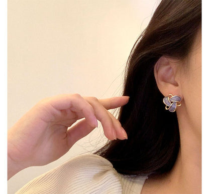 Triangle Ear Stud / Clip On Earring