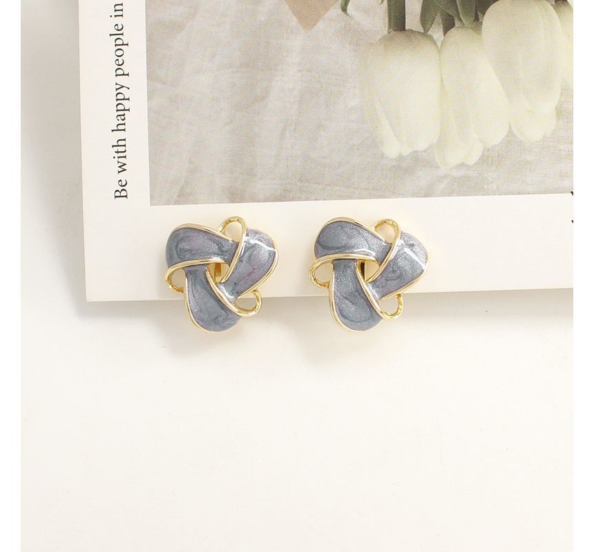 Triangle Ear Stud / Clip On Earring