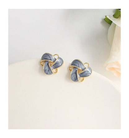 Triangle Ear Stud / Clip On Earring