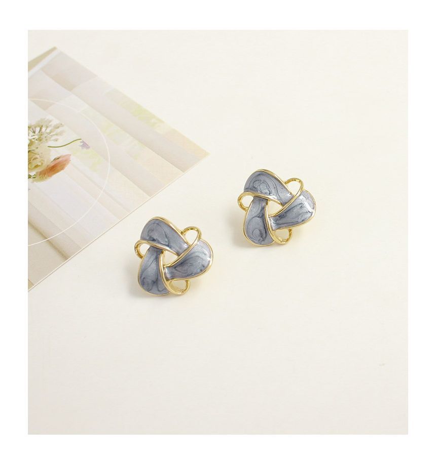 Triangle Ear Stud / Clip On Earring