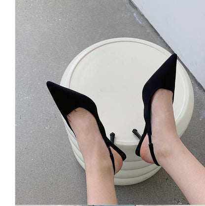 High-Heel Slingback Sandals