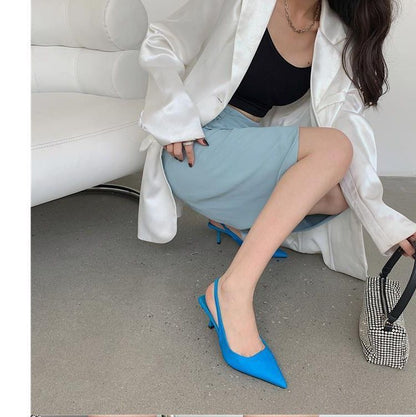 High-Heel Slingback Sandals