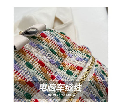 Woven Mini Backpack