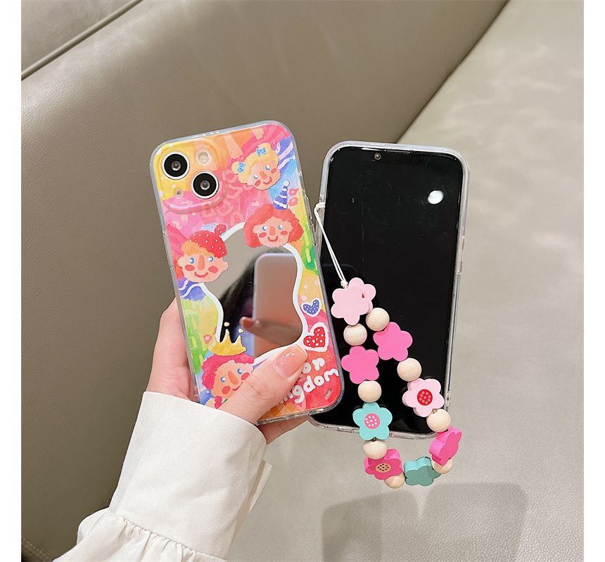 Flower Mirrored Phone Case - iPhone 13 Pro Max / 13 Pro / 13 / 13 mini / 12 Pro Max / 12 Pro / 12 / 12 mini / 11 Pro Max / 11 Pro / 11 / SE / XS Max / XS / XR / X / SE 2 / 8 / 8 Plus / 7 / 7 Plus