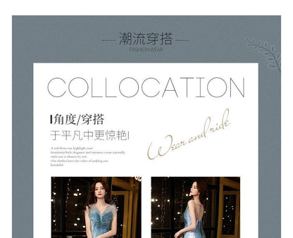 Evening Sequin Gown Strapless Mermaid