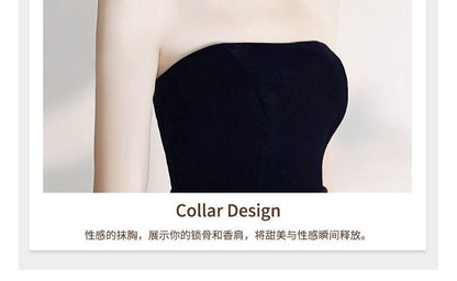 Strapless Two-Tone A-Line Cocktail Dress (Various Designs)