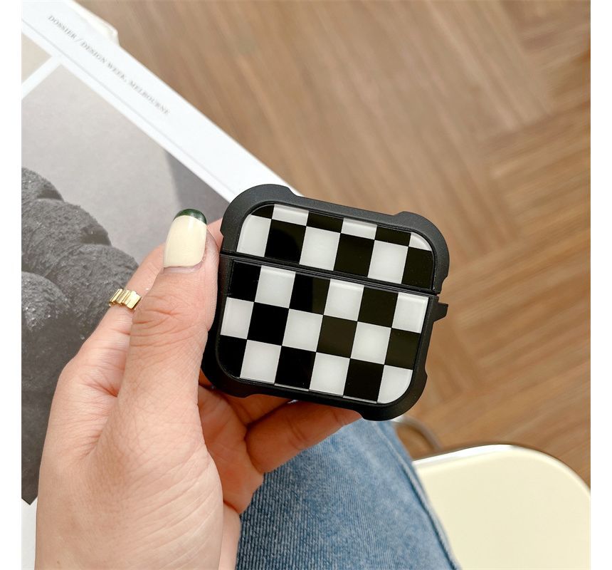 Checked Print AirPods Case Protection Cover