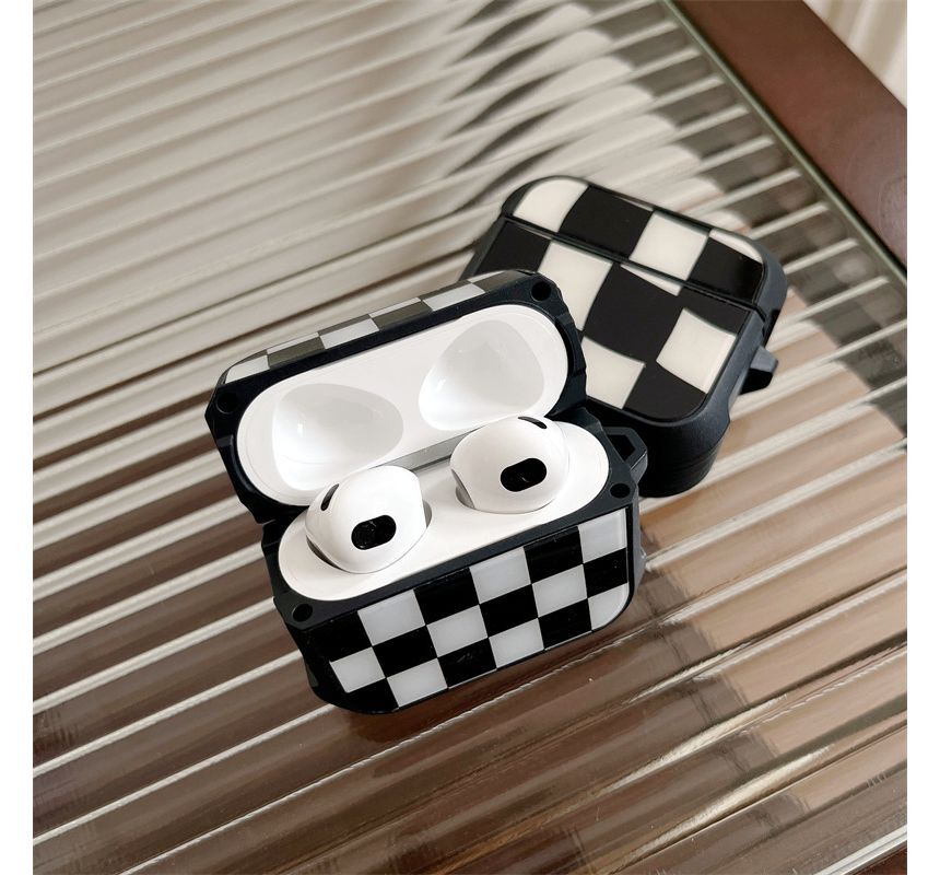 Checked Print AirPods Case Protection Cover